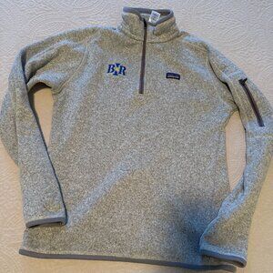 Patagonia Women's M 1/4 Zip Better Sweater Fleece Pullover Gray